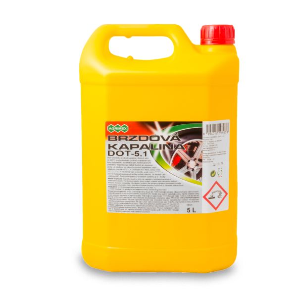 Agrimex Brzdová kapalina DOT 5.1, 5L