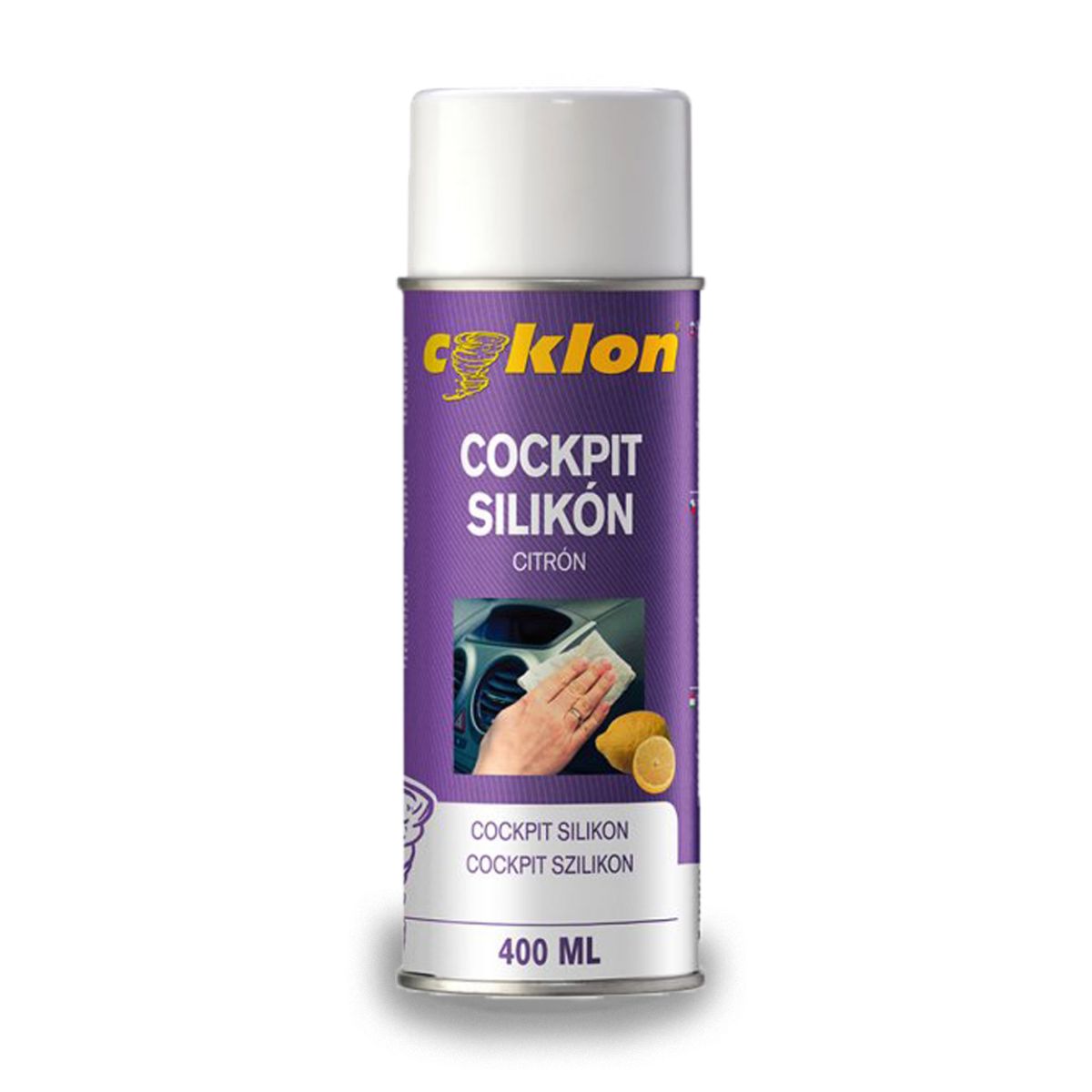 Cyklon Cockpit silikon - citron, 400ml