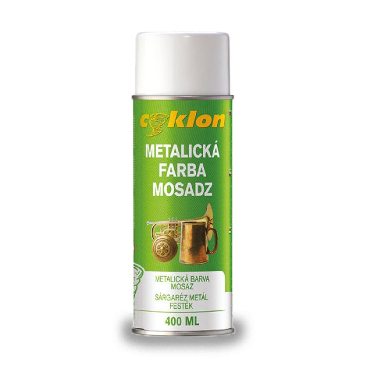 Cyklon Metalická barva - mosaz, 400ml