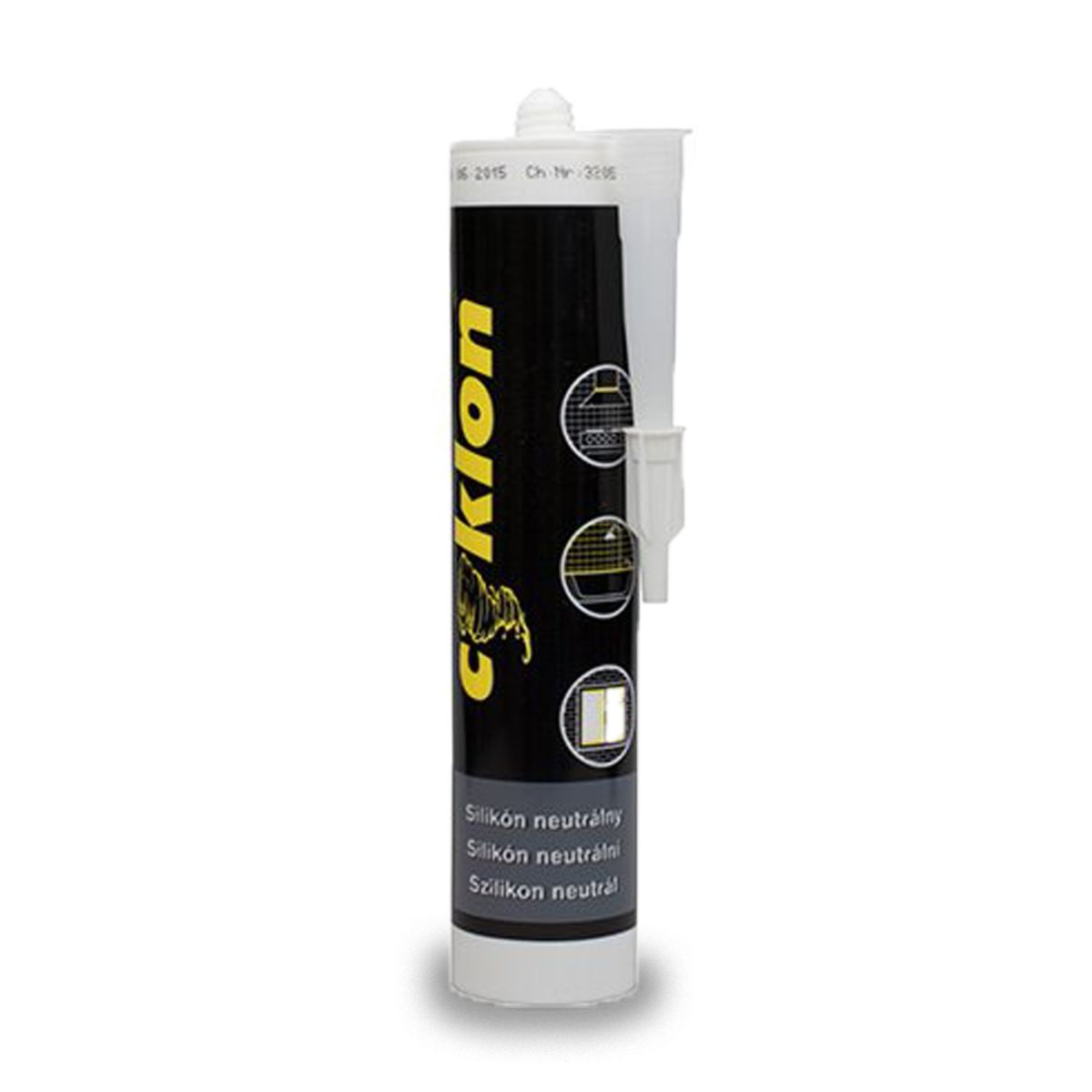 Cyklon Silikon neutrální - transparentní, 310ml