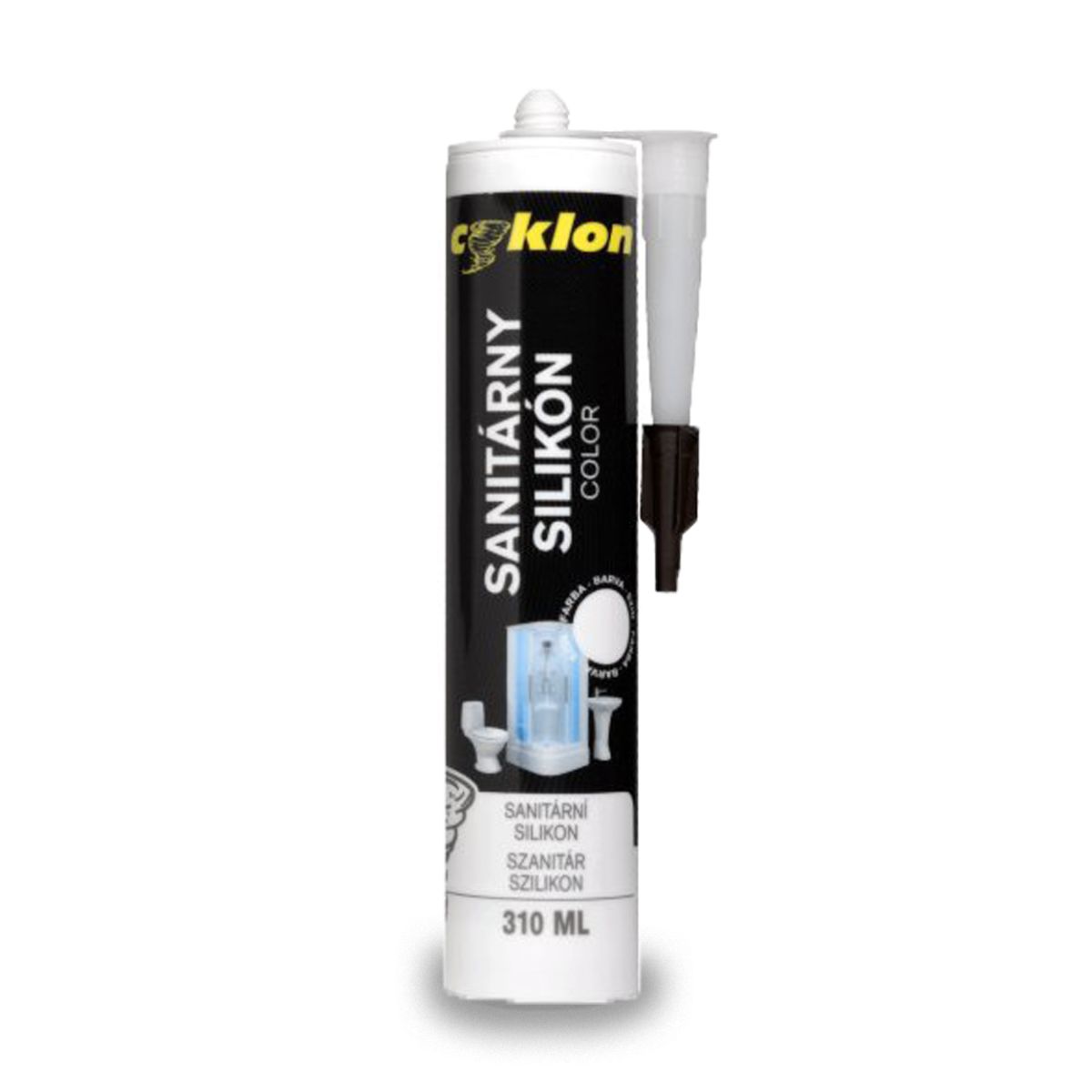Cyklon Silikon sanitar - šedý, 310ml