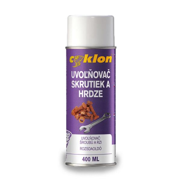 Cyklon Uvolňovač šroubů a rzi s MoS2 - sprej, 400ml