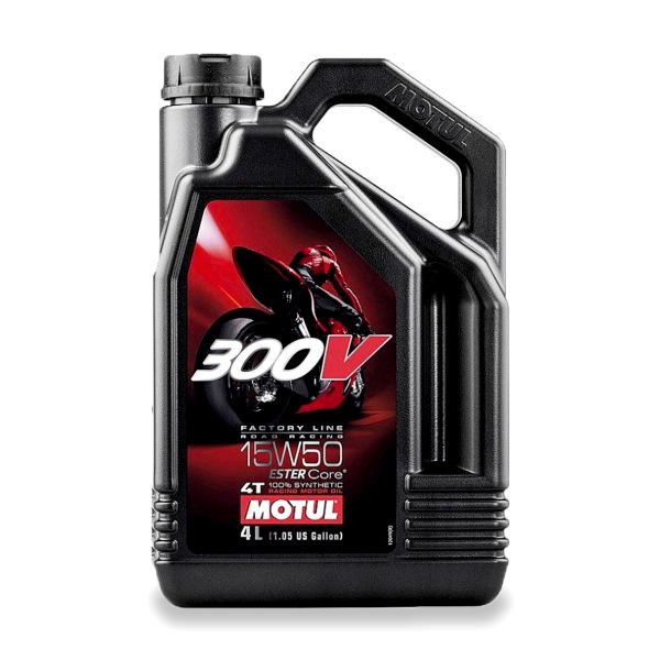 Motul 300V 4T Factory Line Road Racing 15W-50, 4L