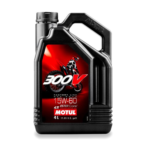 Motul 300V Factory Line Off Road 15W60 4T, 4L