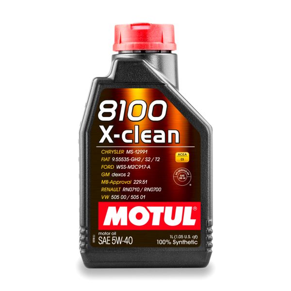 Motul 8100 X-Clean 5W-40, 1L
