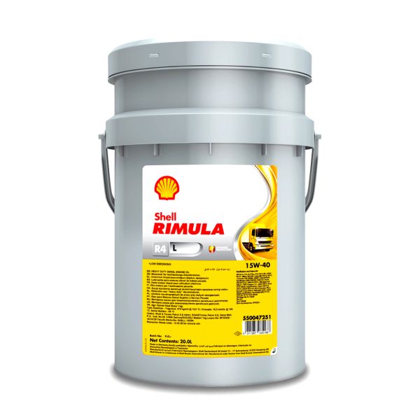 Shell Rimula R4 L 15W-40, 20L